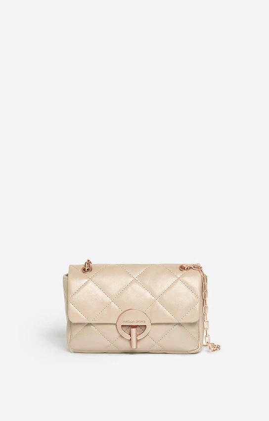 [4HVD84-V40533-018] VANESSA BRUNO - Medium Moon Bag Sand