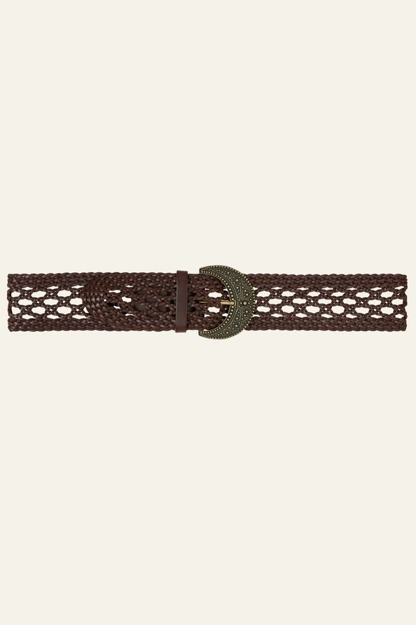 [2E26BALM] BA&SH - BALMI Belt Chocolate (90)