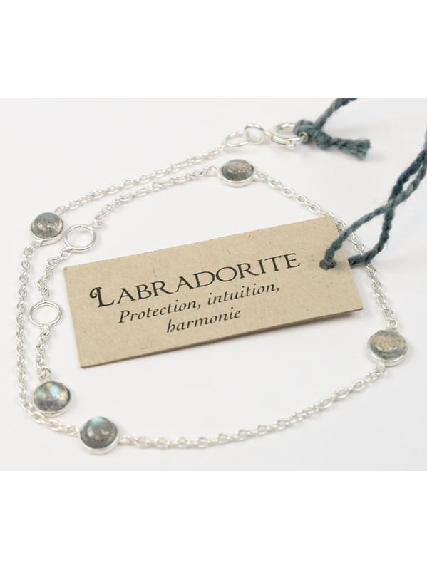 [30381] LABRADORITE STONES BRACELET