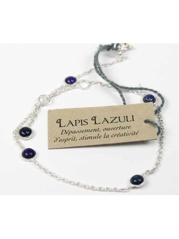 [30382] LAPIS LAZULI STONES BRACELET