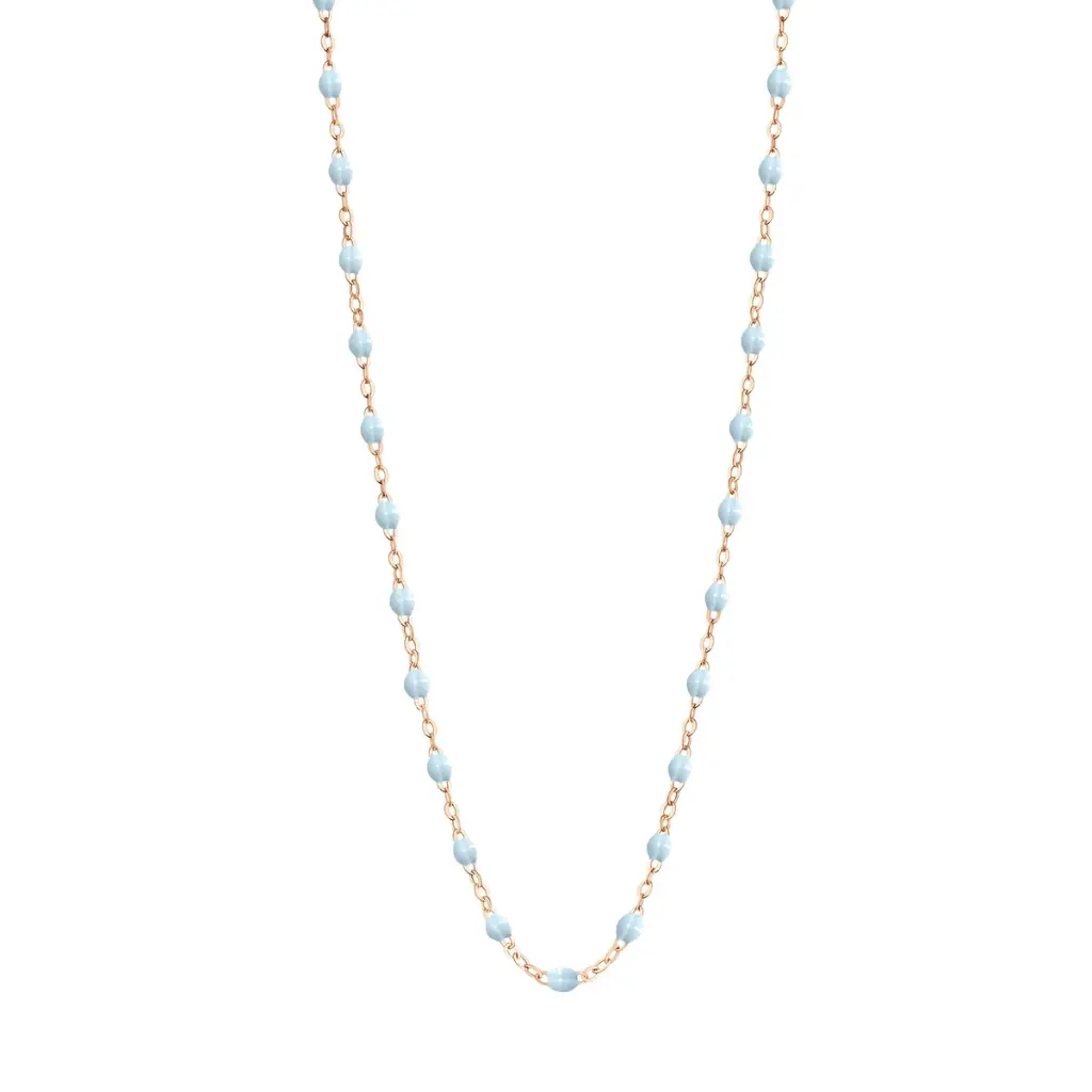 [B1GI001R1542 XX] BABY BLUE Necklace 42cm Classic Gigi, 18ct Rose Gold - GIGI CLOZEAU
