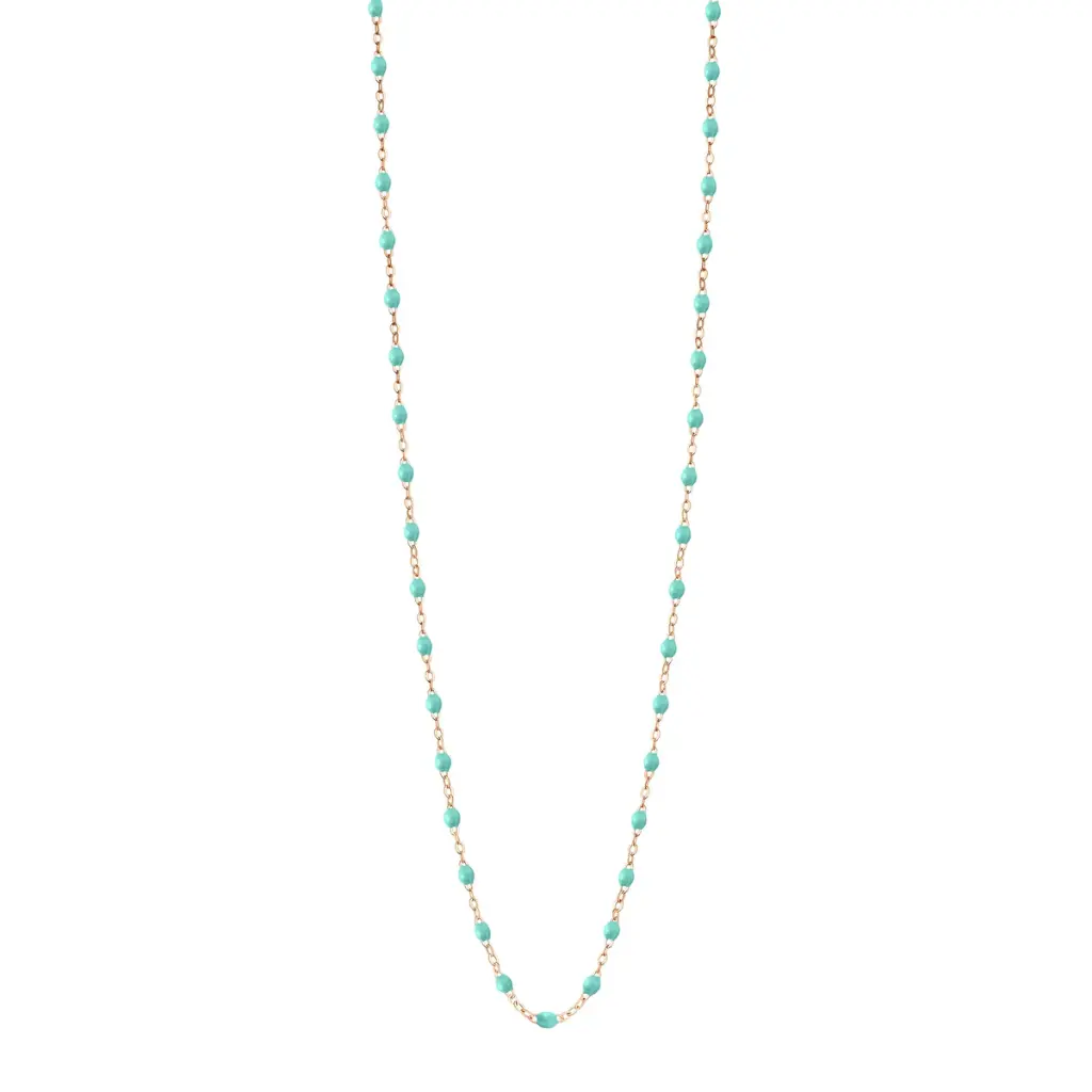 [B1GI001R39 60 XX] GIGI CLOZEAU - Classic Gigi LAGOON Necklace 18ct Rose Gold 60cm 