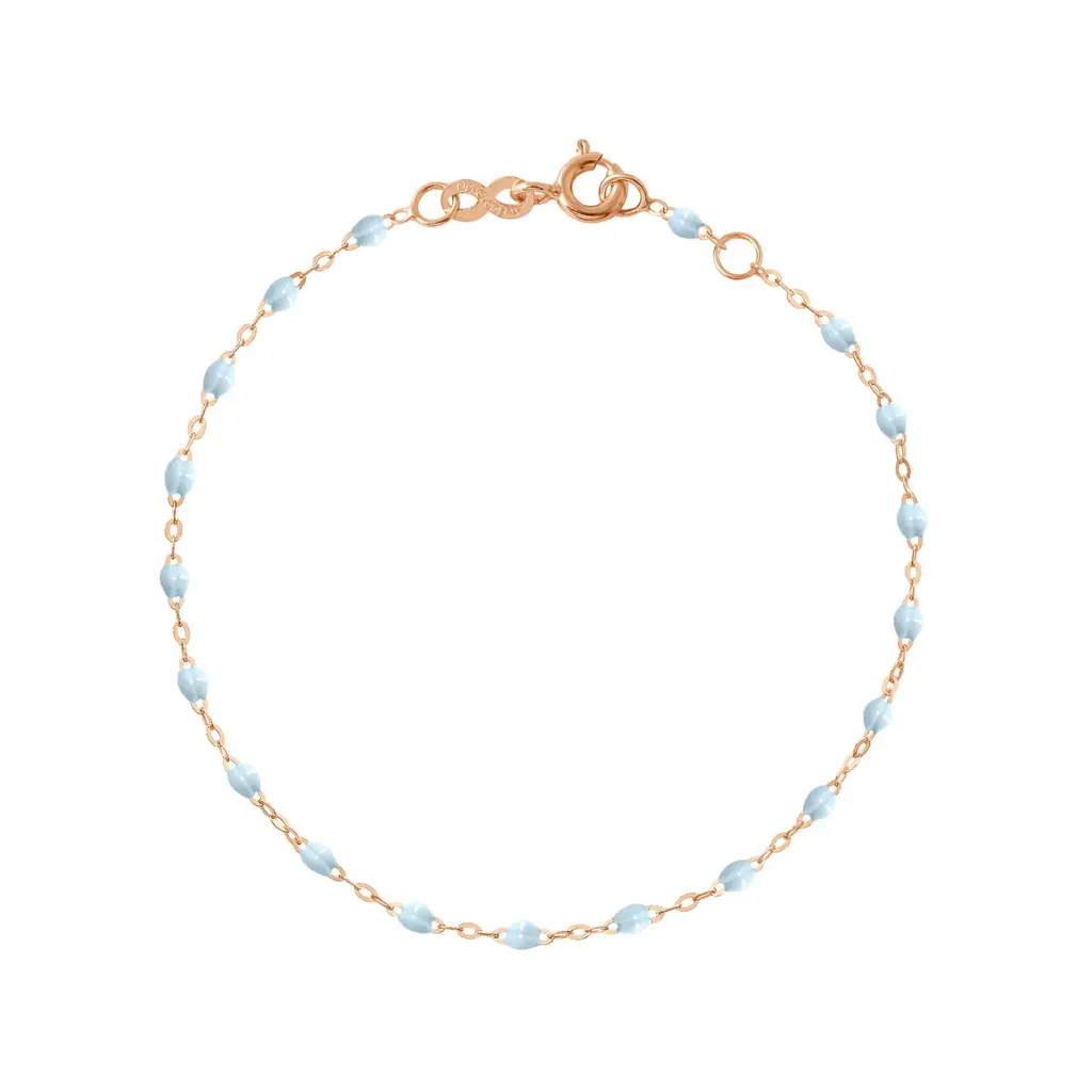 [B3GI001R1517XX] BABY BLUE Bracelet 17cm Classic Gigi, 18ct Rose Gold  - GIGI CLOZEAU