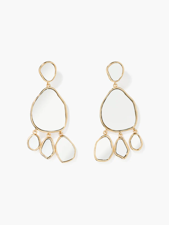 [FW18BO04PIN MG] AURELIE BIDERMANN - CIOTTOLO Mirror Earrings