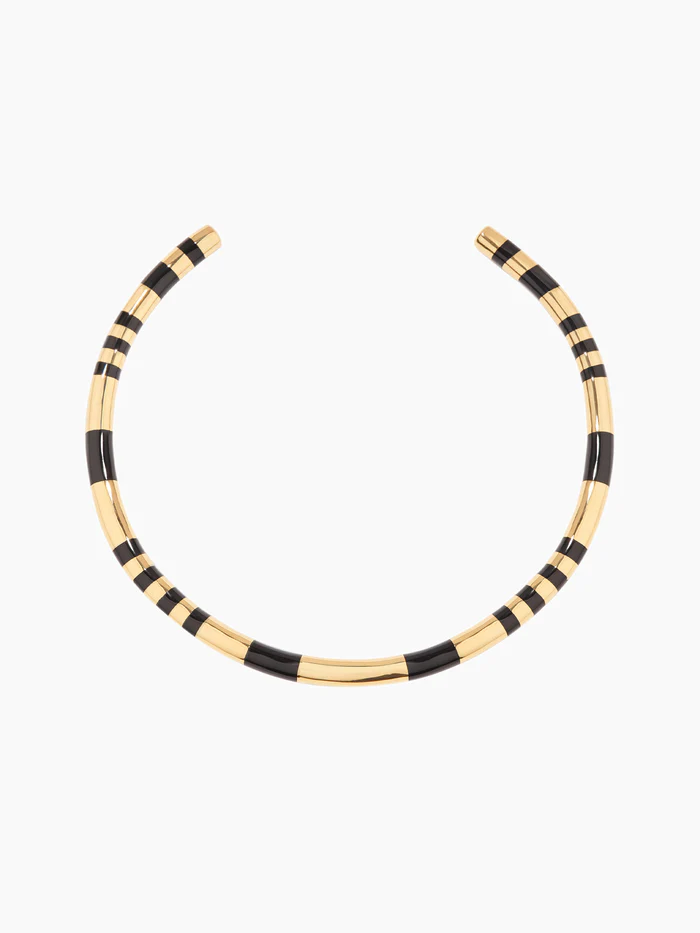 [FW20CO12 MG] AURELIE BIDERMANN - POSITANO Black Necklace