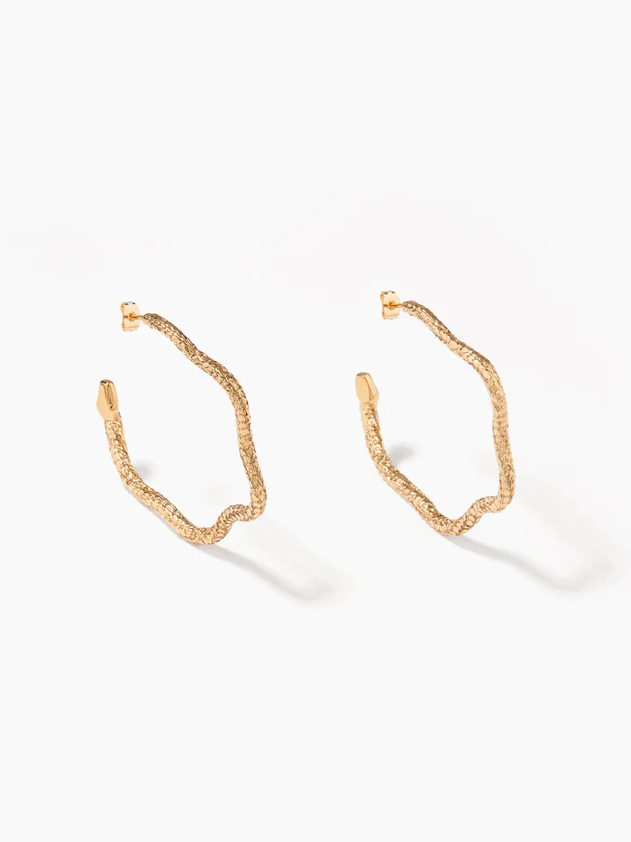 [TAOBO01 MG] AURELIE BIDERMANN - TAO Hoop Snake Earrings