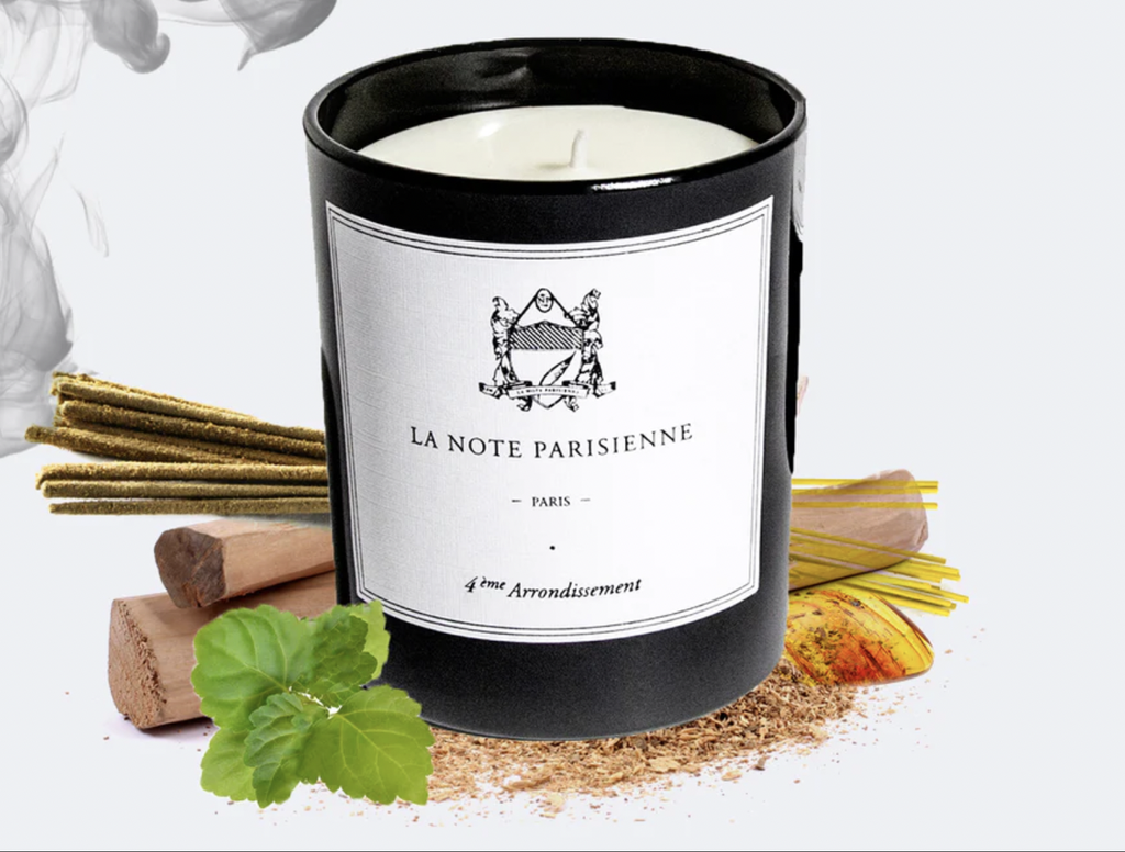 [B18504] Scented Candle 4th Arrondissement of Paris 185gr - LA NOTE PARISIENNE