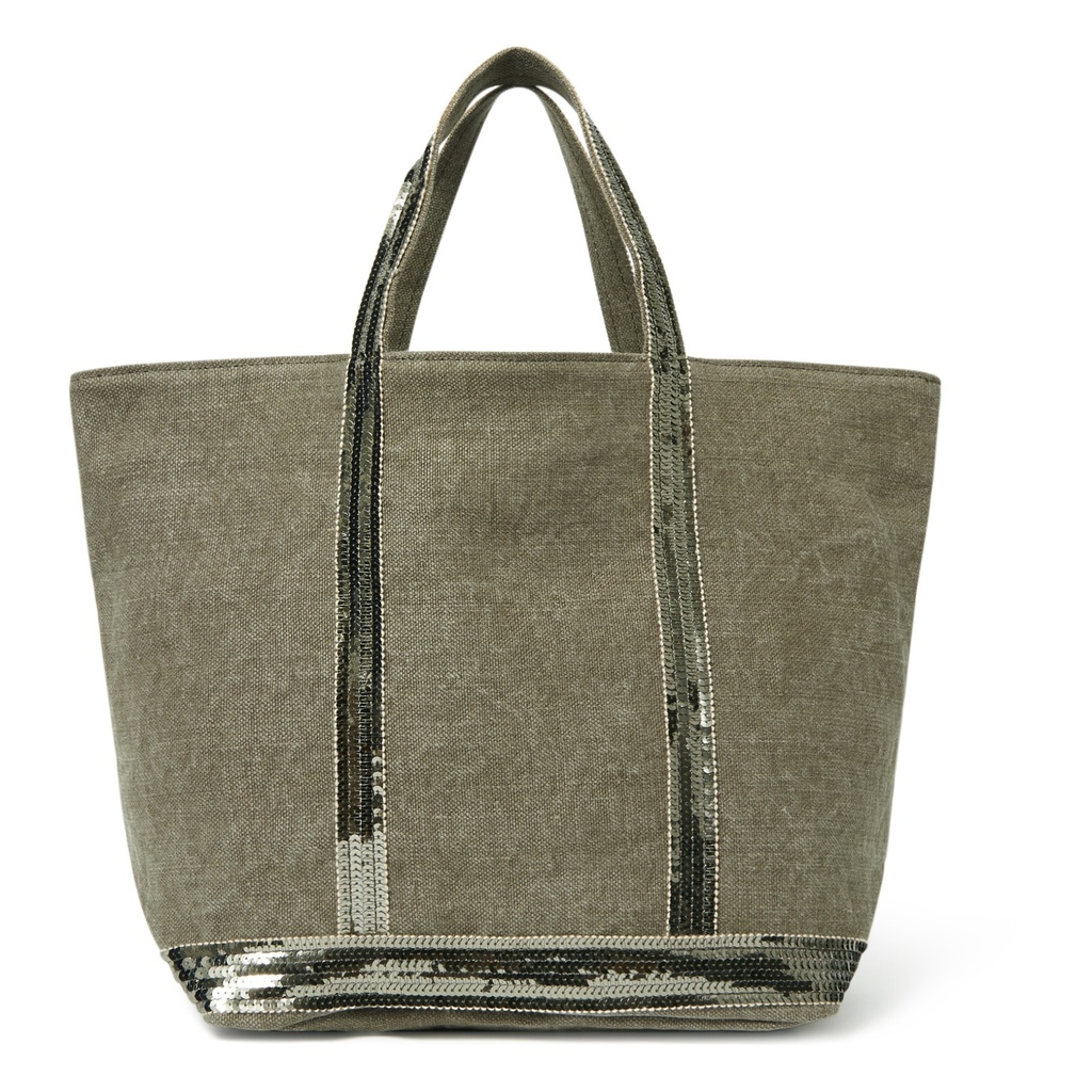 VANESSA BRUNO - Linen M Cabas Tote Kaki 