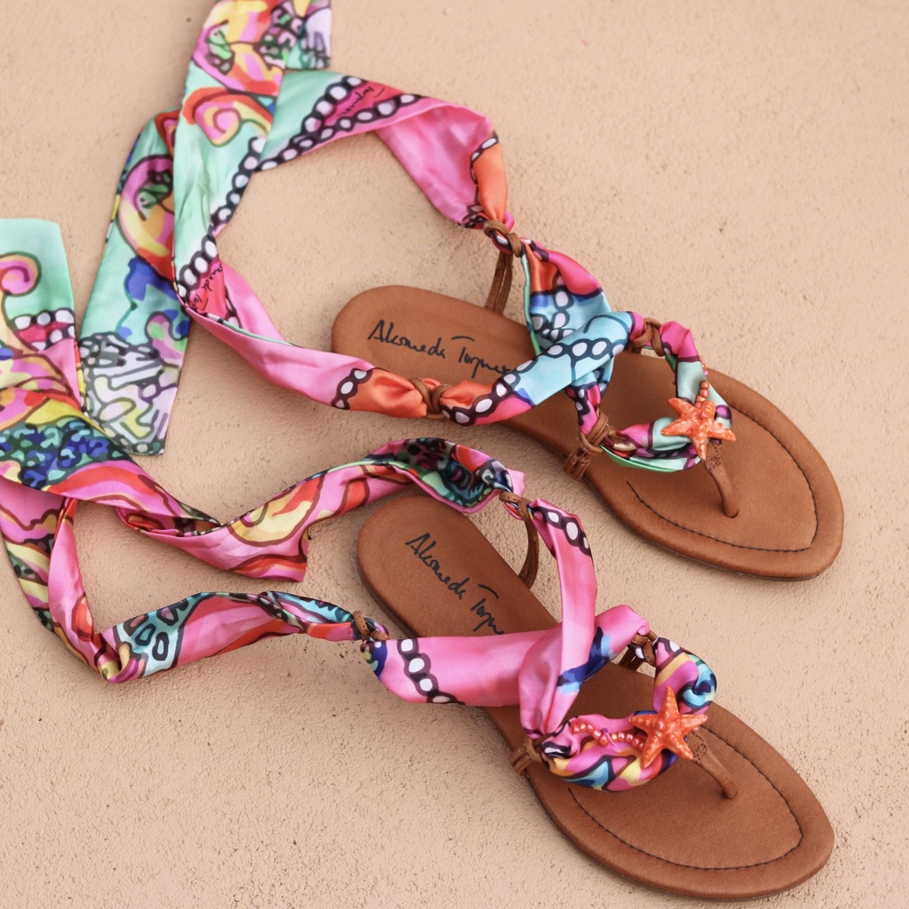 CORALIA SANDALS - ALAMEDA TURQUESA