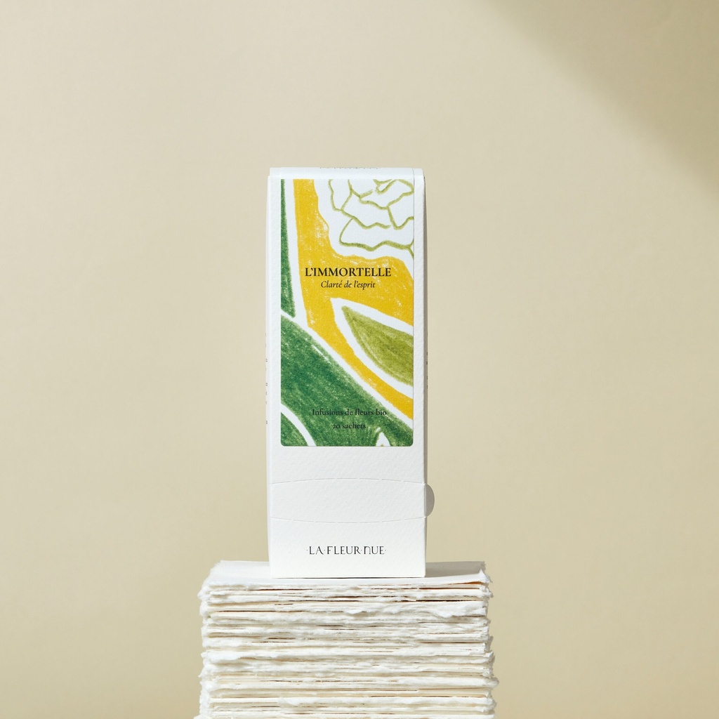 [IMMORTELLE-S] L'IMMORTELLE INFUSION Dispenser Box - LA FLEUR NUE