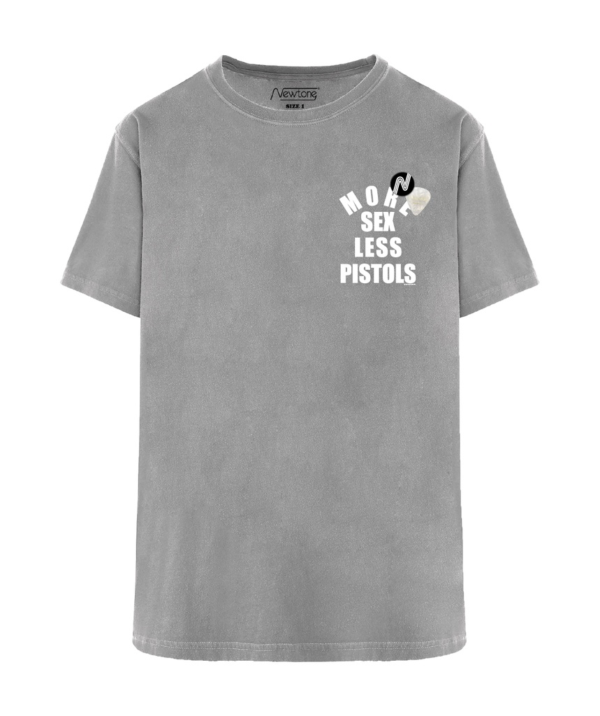 T-shirt Fit Trucker PISTOLS Grey - NEWTONE