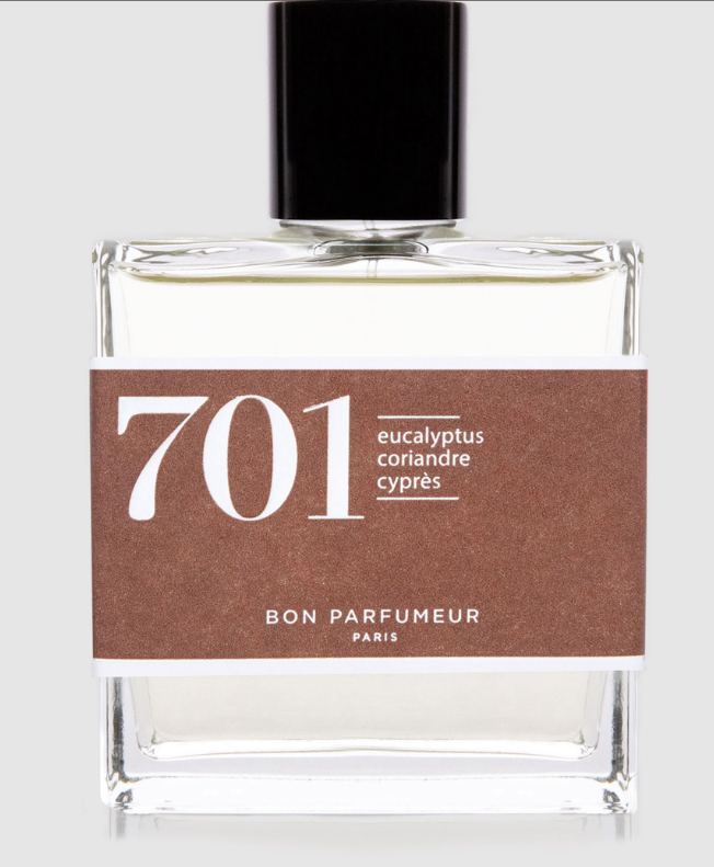 [BP701EDP100] BON PARFUMEUR - Eau de Parfum #701 Eucalyptus, coriander, cypress, 100ml
