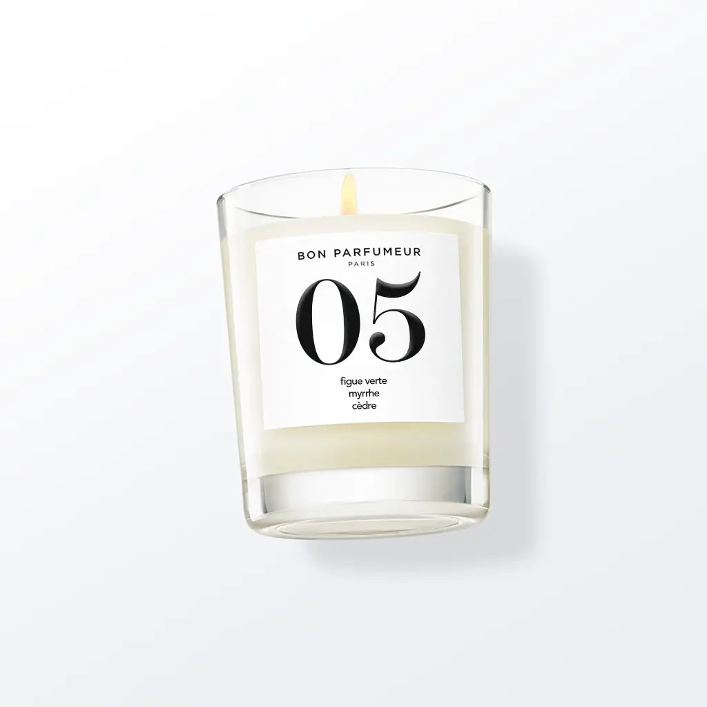 [BPBOUG180G05] BON PARFUMEUR - Candle #05 Green fig, myrrh, cedar 
