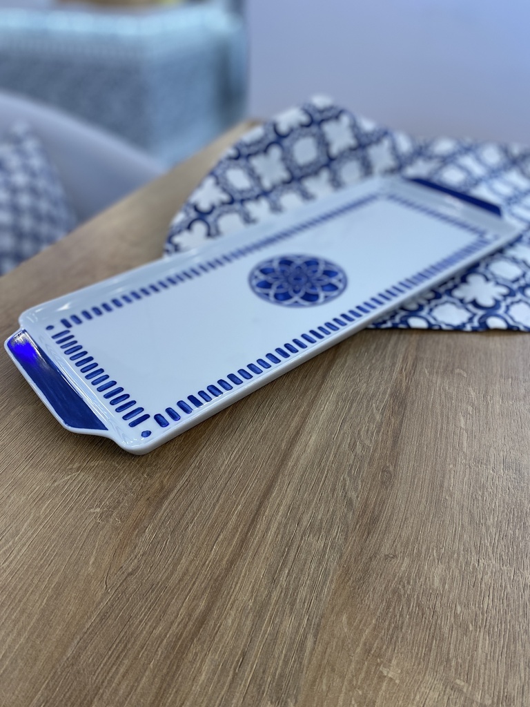 Azulejos Rectangular Plate Blue - Vista Alegre