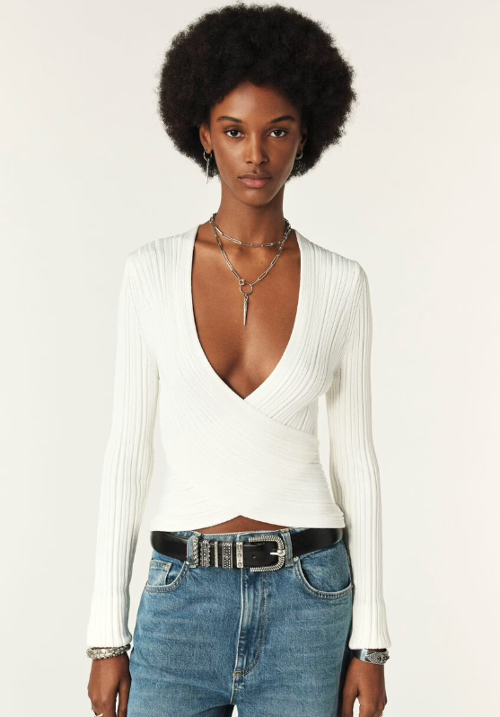 [1E24DINA] BA&SH - DINA Jumper Ecru