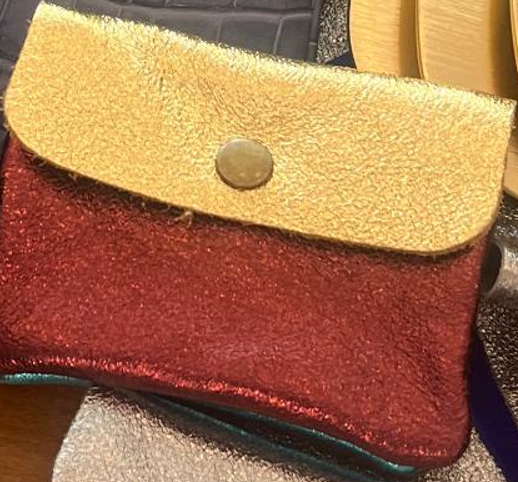 [WALLETGOLDWINE] BIDINIS BAGS - Small Pocket Wallet