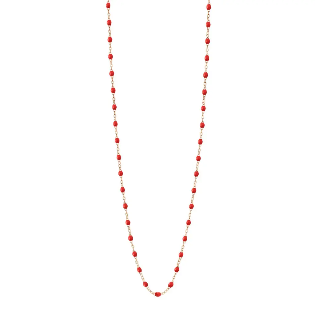 [B1GI001R31 60 XX] GIGI CLOZEAU - Classic Gigi POPPY Necklace 18ct Rose Gold 60cm