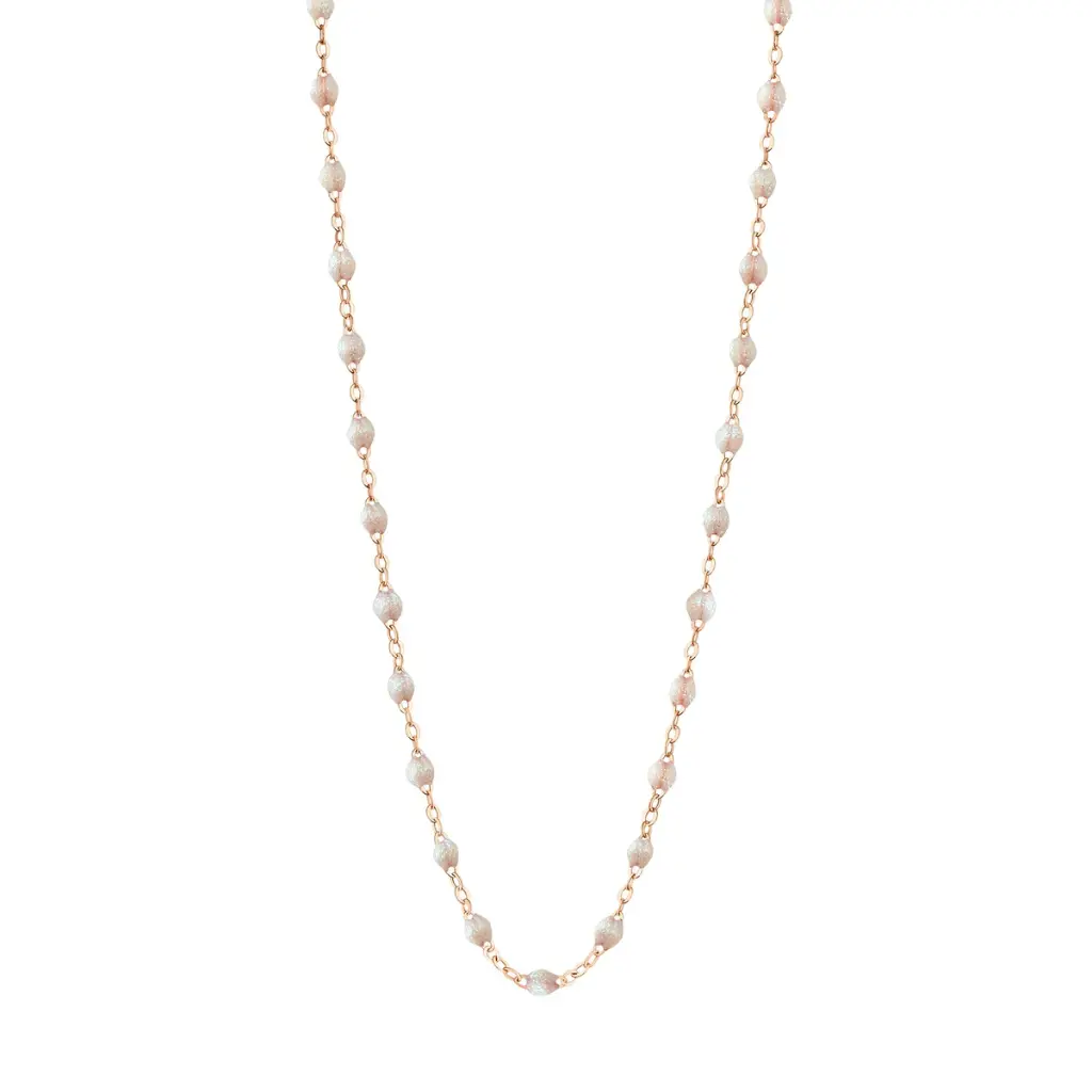 [B1GI001R61 50 XX] GIGI CLOZEAU - Classic Gigi OPAL Necklace 18ct Rose Gold 50cm