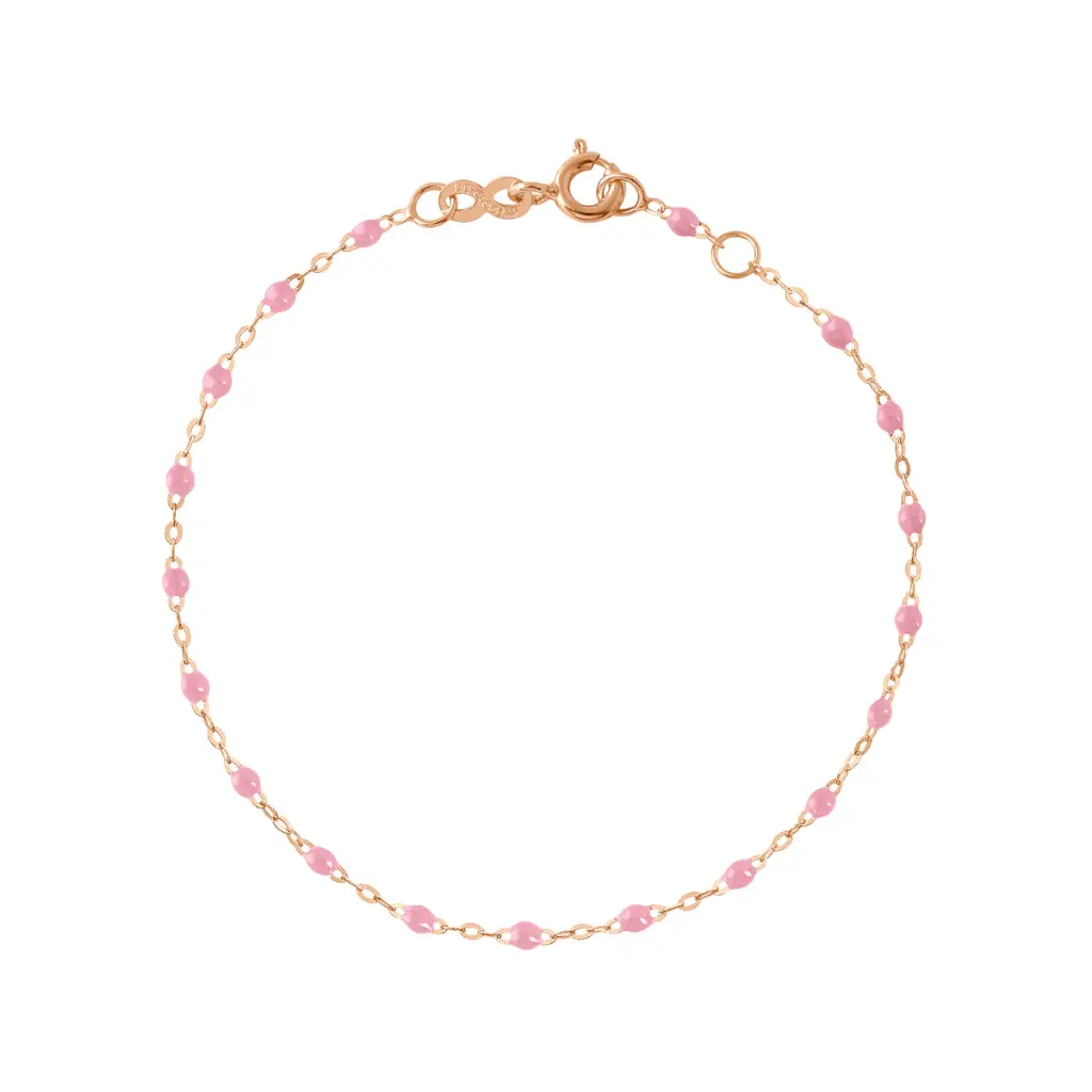 [B3GI001R09 15 XX] GIGI CLOZEAU - Child Classic Gigi FUCHSIA Bracelet, 18ct Rose Gold, 15cm
