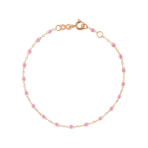[B3GI001R09 15 XX] GIGI CLOZEAU - Child Classic Gigi FUCHSIA Bracelet, 18ct Rose Gold, 15cm