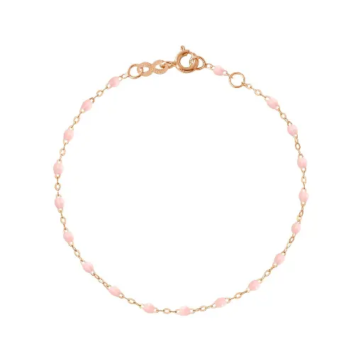 [B3GI001R28 15 XX] GIGI CLOZEAU - Child Classic Gigi BABY PINK Bracelet, 18ct Rose Gold, 15cm
