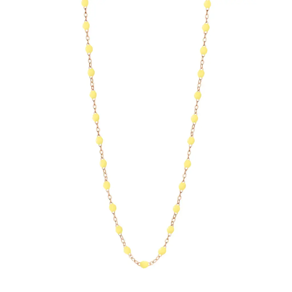 [B1GI001R64 42] GIGI CLOZEAU - Classic Gigi MIMOSA Necklace 18ct Rose Gold 42cm