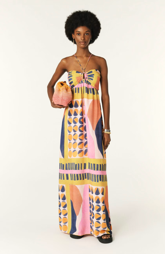 [1E24MOLL] BA&SH - MOLLY Strapless long dress