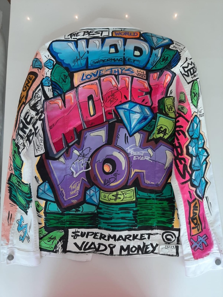 The Best World Supermarket Jacket by Vladi Money - ART VLADI