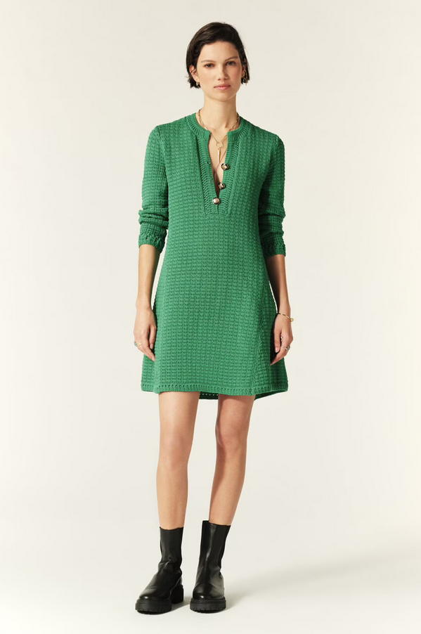BA&SH - GYSELE Green Dress