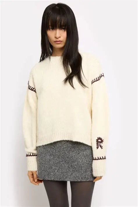 ROSEANNA - Bird knit sweater