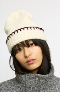 [W24LIMABEANIE] ROSEANNA - Beanie wool hat