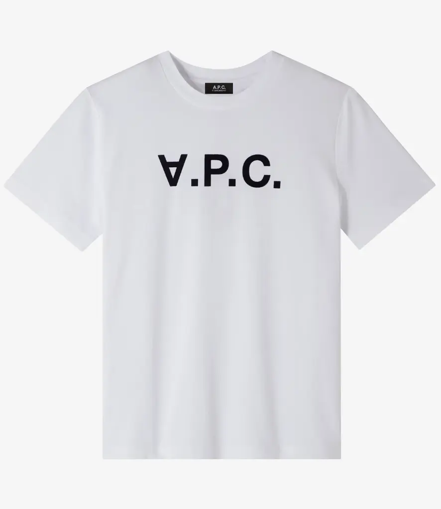 [COHBM-M26384] STANDARD A.P.C. Embroidered Striped T-shirt - A.P.C.