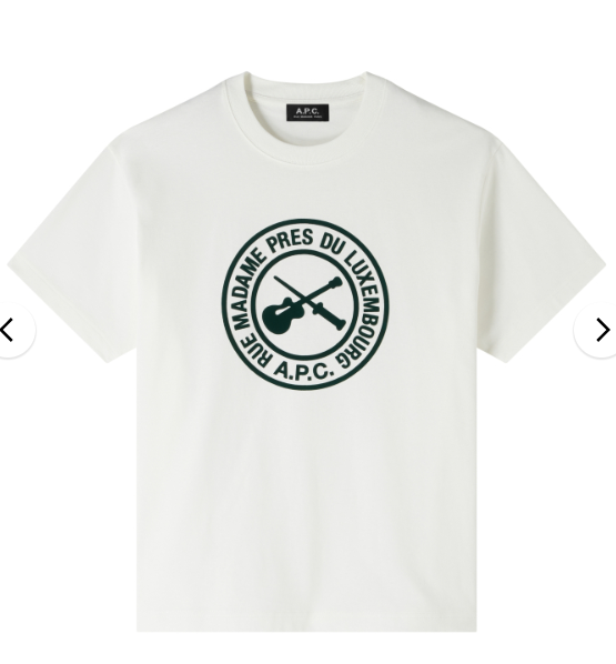 BOXY t-shirt guitare poignard - A.P.C.