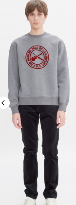 BOXY guitare poignard sweat - A.P.C.