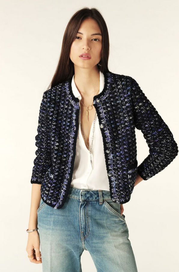 BELONI cardigan de malha curto - BA&SH