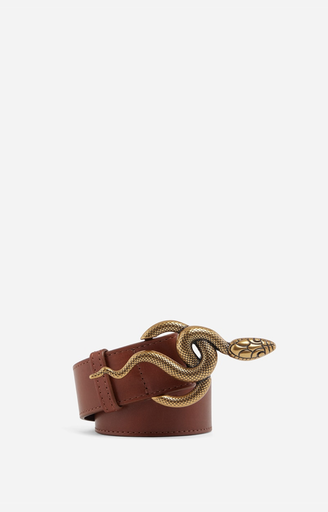 [2EVD53-V42411] VANESSA BRUNO - Cleo Belt Cognac 35mm 