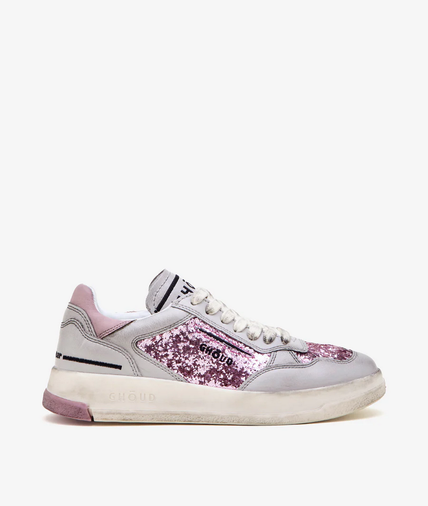 GHOUD VENICE - Sneakers Tweener Brushed Low Glitter Pink