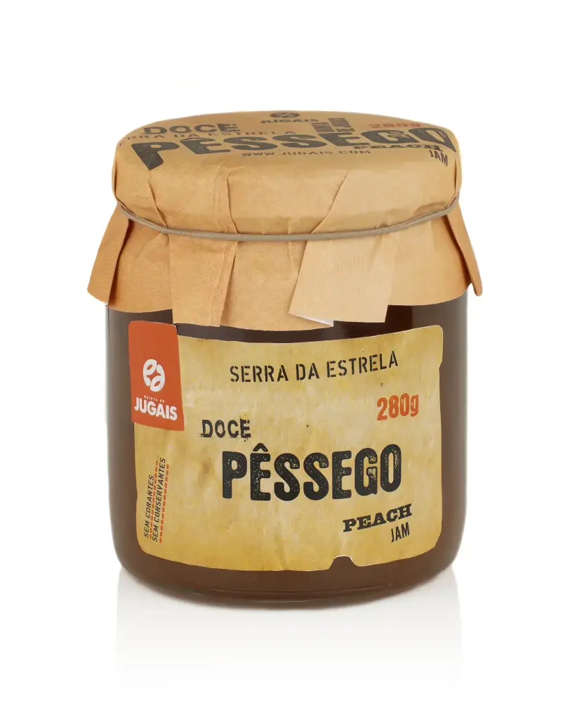 [10201075] Peach Jam 280g - Quinta de Jugais 