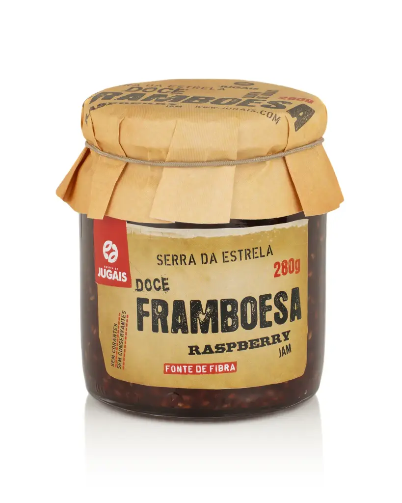 [10201030] Raspberry Jam 280g - Quinta de Jugais 