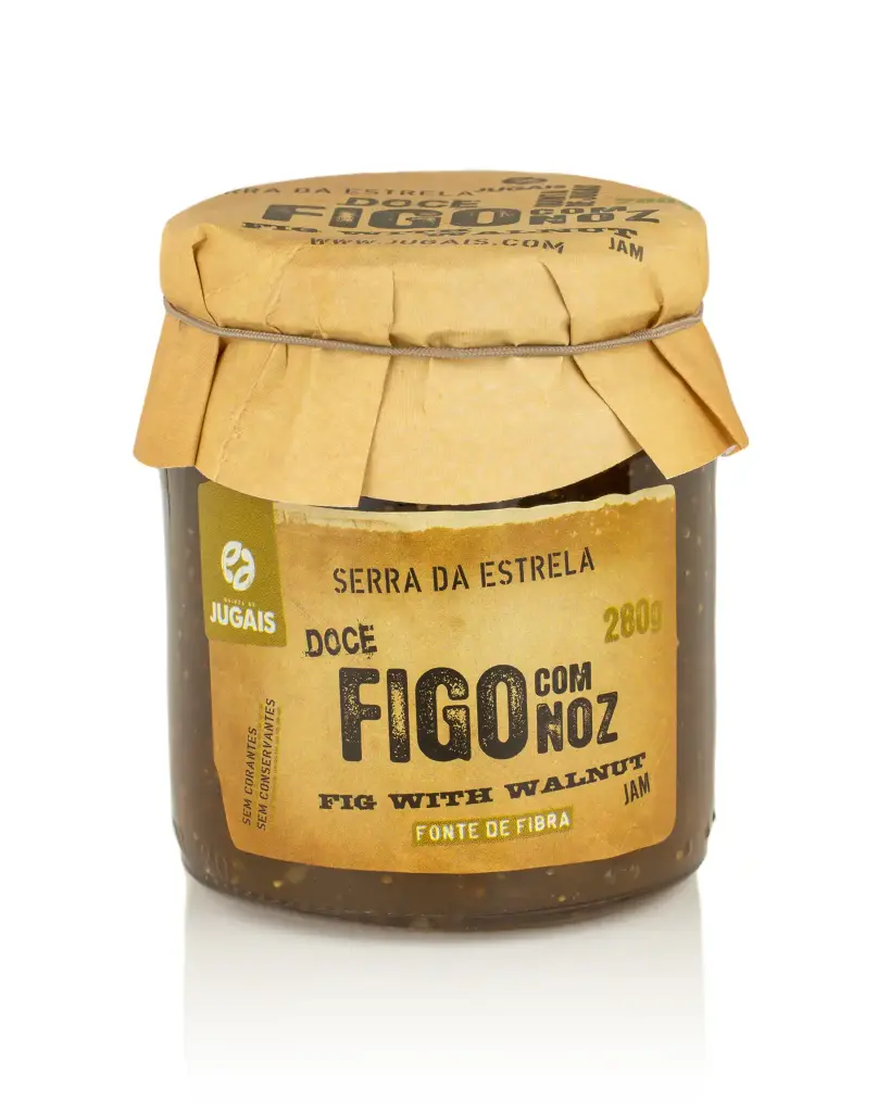 [10201034] Fig Jam with Walnut 280g - Quinta de Jugais 