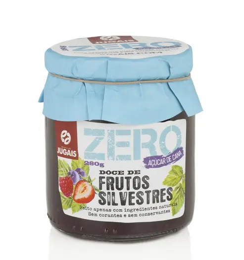 [10301184] Zero Sugar Wildberries Jam 280g - Quinta de Jugais 