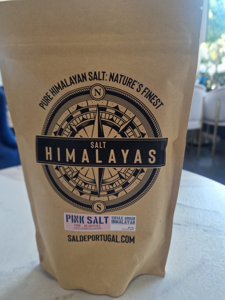 [14803051] Himalayan Pink Salt Refil Bag 800g Sal de Portugal - Quinta de Jugais
