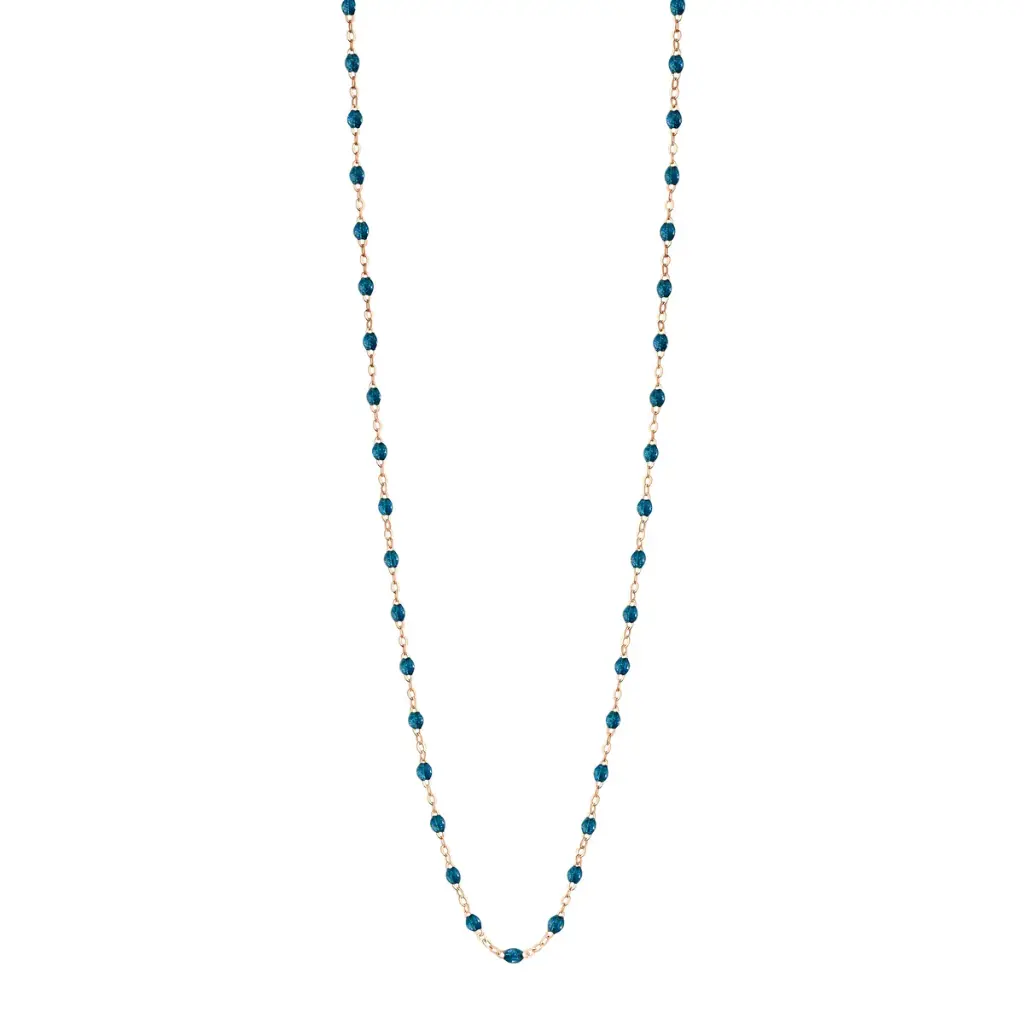 [B1GI001R65 42] GIGI CLOZEAU - Classic Gigi JUNGLE Necklace 18ct Rose Gold 42cm