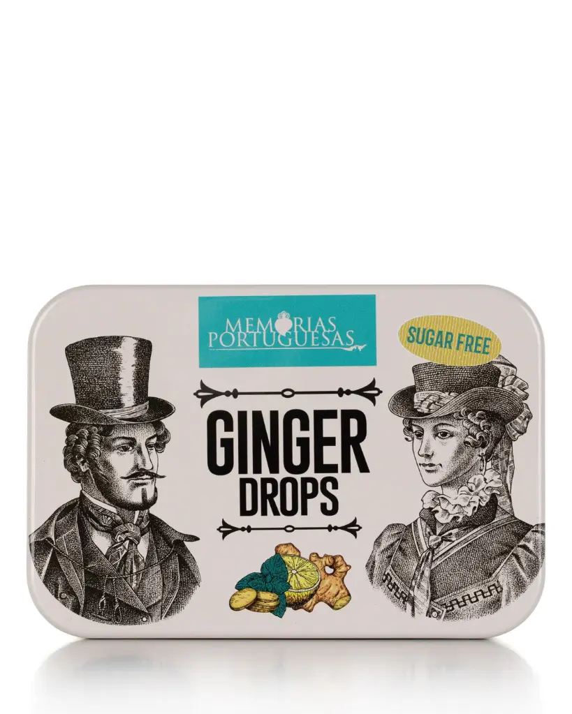 [104011] Ginger & Lemon Drops 40gr - Memorias Portuguesas 