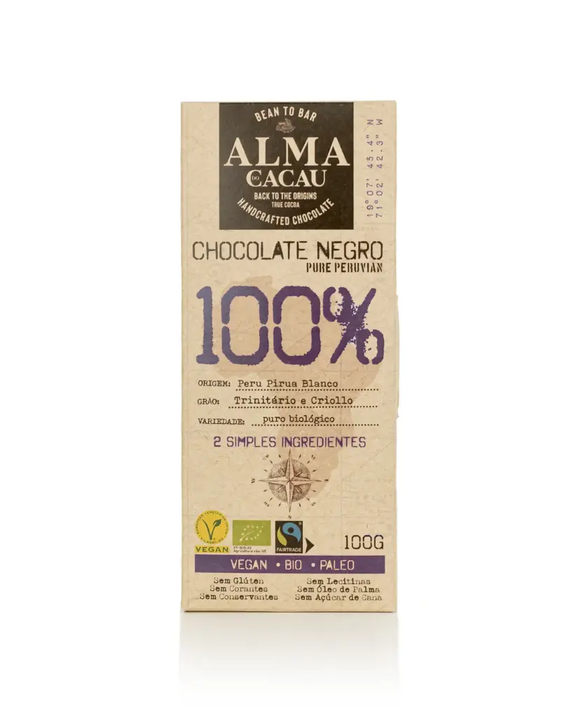 [101004] Bio Dark Chocolate 100% 100g - Nomada 