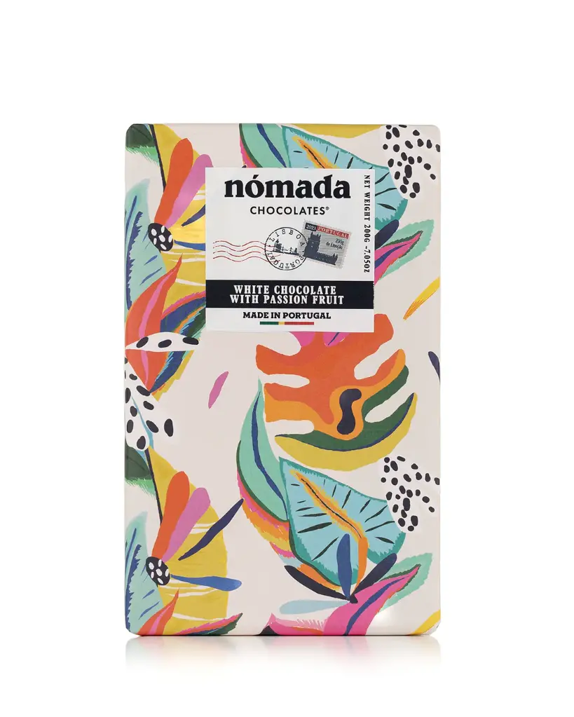 [301012] Tablet White Chocolate Passion Fruit 200g - Nomada  