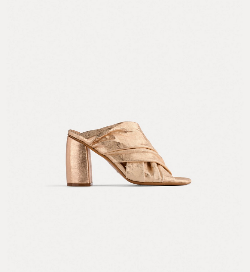 FORTE FORTE - Crossover sandals with heel