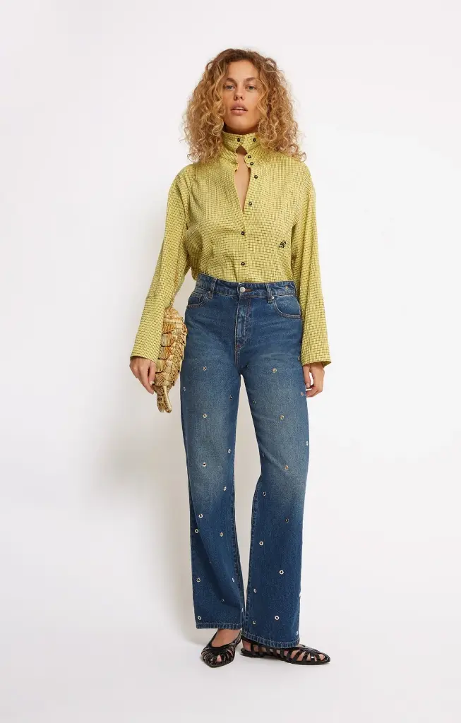 [S25DENIWALK] ROSEANNA - Walk Denim Pants 