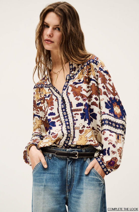 [1E25VARO] BA&SH - VARONE Long Sleeve Shirt