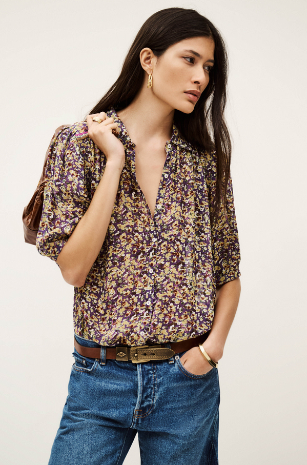 [1E25LARK] BA&SH - Lark Short Sleeves Shirt